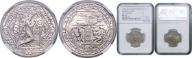 CZECHOSLOVAKIA&nbsp;
AE medal (2 Ducats) Revival of Kremnitz´ Mining (Ni pattern), 1934, Kremnica, 25 mm, Nikl, MCHCSR1-MED9, Kremnica. 25 mm, Nikl, ...
