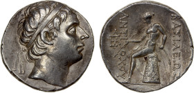 SELEUKID KINGDOM: Antiochos III 'the Great', 222-187 BC, AR tetradrachm (16.96g), DEL mint (associated with Antioch), SC-1063, diademed head right // ...