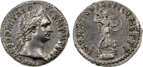 ROMAN EMPIRE: Domitian, 81-96 AD, AR denarius (3.57g), Rome, 95-96 AD, RIC-788, Cohen-293, laureate head right, IMP CAES DOMIT AVG GERM P M TR P XV //...