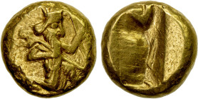 ACHAIMENIDIAN EMPIRE: Darius IXerxes II, AV daric (8.43g), ca. 5th century BC, Carradice Type IIIb, Group A/B, Sunrise-24, Lydo-Milesian standard, Per...