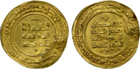 SAMANID: Nasr II, 914-943, AV dinar (2.87g), al-Muhammadiya, AH329, A-1449, somewhat weak strike, VF.
Estimate: USD 240 - 280