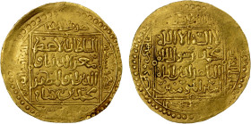 GHORID: Mu'izz al-Din Muhammad, 1171-1206, AV heavy dinar (17.76g), Balad Ghazna, AH604, A-1759, posthumous issue, but the standard type citing only M...
