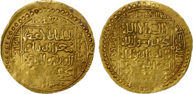 GHORID: Mu'izz al-Din Muhammad, 1171-1206, AV heavy dinar (14.07g), Balad (Ghazna), AH604, A-1759, posthumous issue, but the standard type citing only...