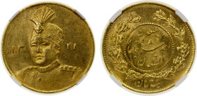 IRAN: Ahmad Shah, 1909-1925, AV toman, AH1341, KM-1074, bold strike, NGC graded MS62, ex Choudhury Collection.
Estimate: USD 180 - 240