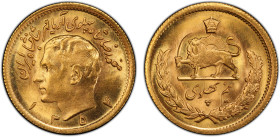 IRAN: Muhammad Reza Shah, 1941-1979, AV ½ pahlavi, SH1354, KM-1199, a fantastic mint state example! PCGS graded MS66.
Estimate: USD 275 - 375