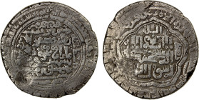 ILKHAN: Ghazan Mahmud, 1295-1304, AR presentation dinar (12.58g), Wasit, AH702, A-2171, ornate design, with the central areas based on the standard do...