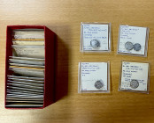 AYYUBID: Abu Bakr I, 1196-1218, LOT of 39 silver coins, all from the mint of Dimashq: full dirhams (types A-803.1, 803.2, 804, and 805), a few with le...