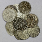 SELJUQ OF RUM: Kaykhusraw III, 1265-1283, LOT of 15 silver dirhams, including the mints of Erzincan, Kayseri, Konya, Lu'lu'a, and Sivas, average circu...