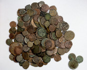 OTTOMAN EMPIRE: LOT of about 200 unidentified copper mangirs, a variety of different types, 14th to 17th century, average VG to Fine, a significant nu...