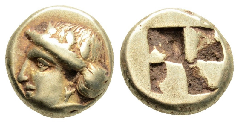 Greek 
IONIA, Phokaia (Circa 387-326 BC)
EL Hekte (10.3mm, 2.6g)
Obv: Female hea...
