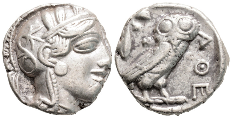 Greek
ATTICA, Athens (Circa 454-404 BC)
AR Tetradrachm (22.9mm, 17g)
Obv: Head o...