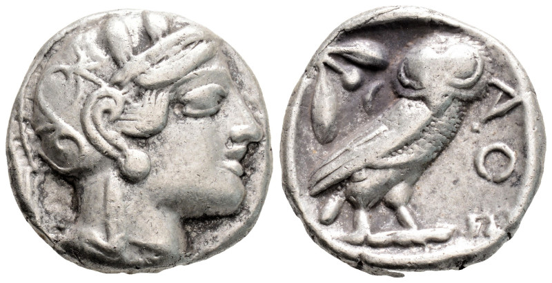 Greek
ATTICA, Athens (Circa 454-404 BC)
AR Tetradrachm (22.6mm, 16.5g)
Obv: Head...
