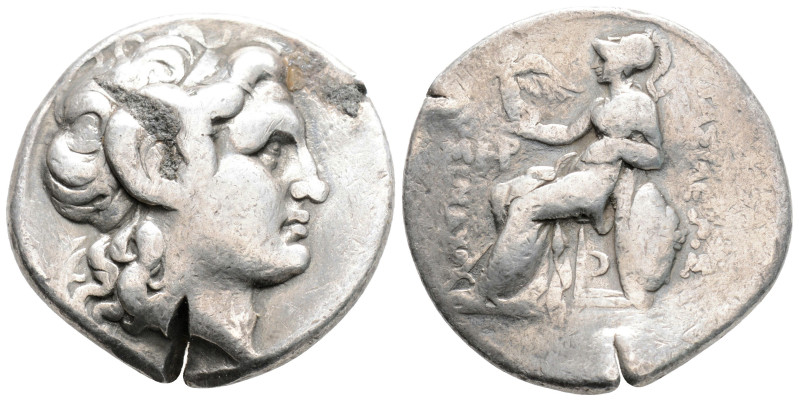 Greek
KINGS of THRACE, Macedonian, Lysimachos (Circa 305-281 BC)
AR Tetradrachm ...