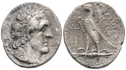 Greek
PTOLEMAIC KINGS OF EGYPT. Ptolemy II Philadelphos (Circa 285-246 BC) Tyre
AR Tetradrachm (28.8mm 13.5g)
Obv: Diademed head of Ptolemy I right, w...