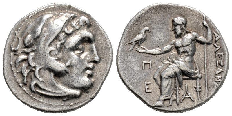 Greek
KINGS of THRACE, Macedonian, Lysimachos (Circa 305-281 BC)
AR Drachm (18.9...