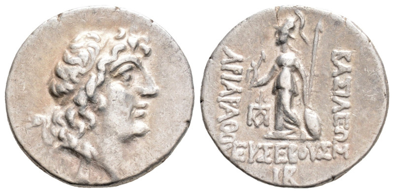 Greek
CAPPADOCIAN KINGDOM, Ariarathes V Eusebes Philometor (Circa 163-130 BC)
AR...