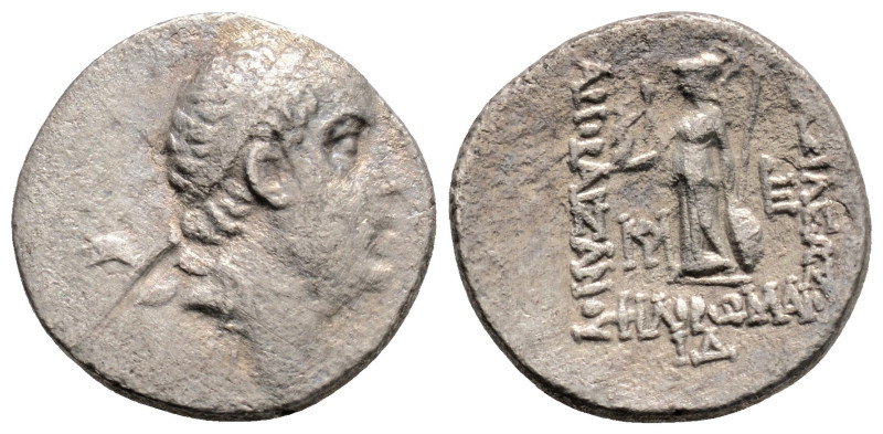 Greek
KINGS OF CAPPADOCIA, Ariobarzanes I Philoromaios (Circa 95-63 BC)
AR Drach...