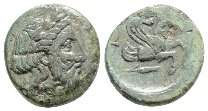Greek
MYSIA, Iolla (Circa 4th century BC)
AE Bronze (13.4mm, 1.7g)
Obv: Laureate...