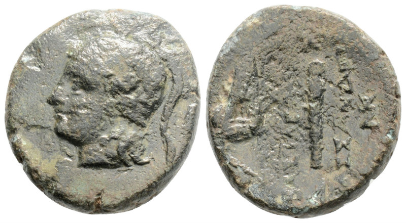 Greek 
KINGS OF MACEDON, Kassander (Circa 305-298 BC)
AE Unit. (21.5mm, 7.6g)
Ob...