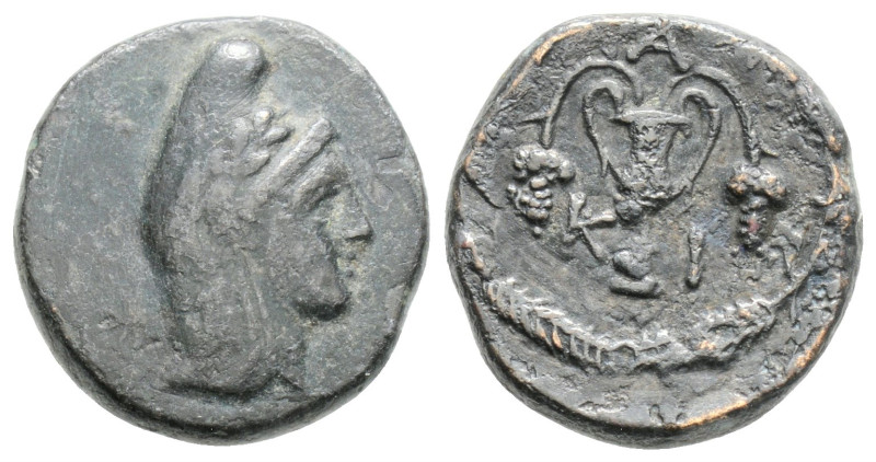 Greek
BITHYNIA, Kios (Circa 3rd century BC)
AE Bronze (15.6mm, 2.9g)
Obv: Head o...