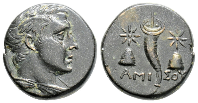 Greek
PONTOS, Amisos, Time of Mithradates VI Eupator (Circa 125-95 BC)
AE Bronze...
