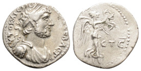 Roman Provincial
CAPPADOCIA, Caesarea-Eusebia, Hadrian (117-138 AD)
AR Hemidrachm, (15.4mm, 1.5g)
Obv: Laureate, draped, and cuirassed bust right.
Rev...