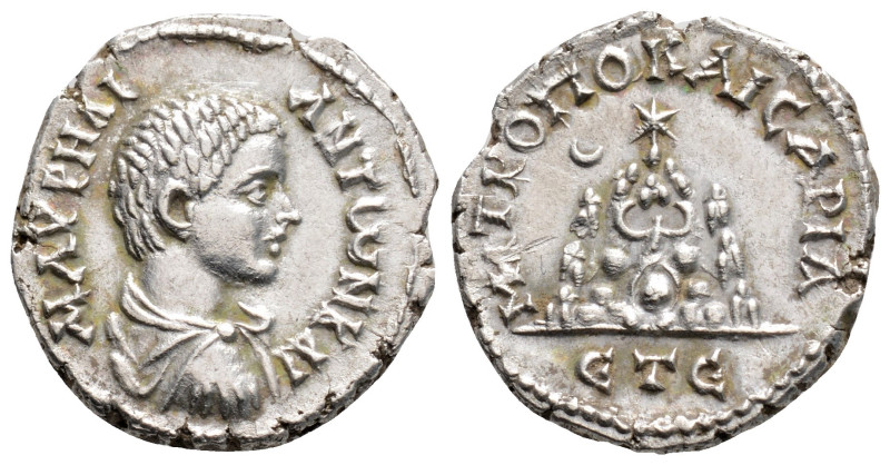 Roman Provincial
CAPPADOCIA, Caesarea, Caracalla (198-217 AD)
AR Drachm (18.9mm,...
