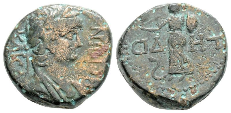 Roman Provincial
PAMPHYLIA, Side, Nero /54-68 AD)
AE hemiassarion (17.2mm, 5.4g)...
