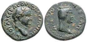 Roman Provincial
PONTUS, Amasia, Vespasian (69-79 AD)
AE Bronze (22.8m, 7.7g)
Obv: Laureate head right 
Rev: Veiled and draped bust of Tyche right, we...