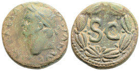 Roman Provincial
SELEUCIS & PIERIA, Antioch, Vespasian (69-79 AD)
AE As (22.2mm, 6.5g)
Obv: IMP CAESAR VESPASIAN AVG.
Laureate head left. 
Rev: S C wi...