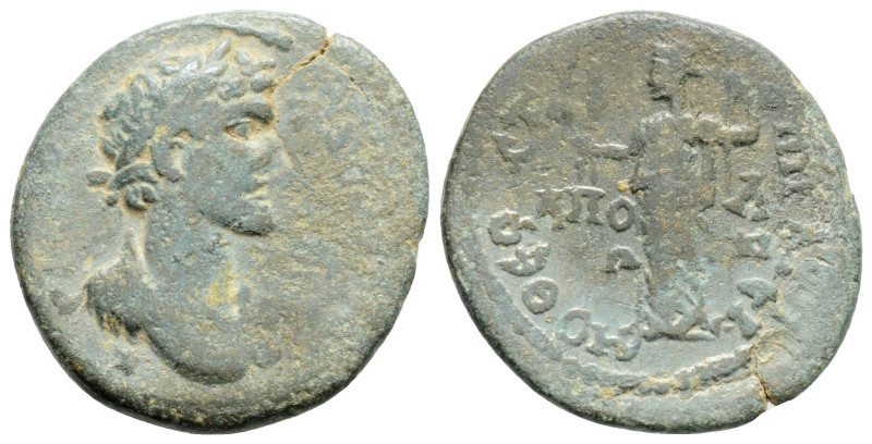 Roman Provincial
CARIA. Apollonia Salbace. Hadrian, (117-138 AD) 
AE Hemiassario...
