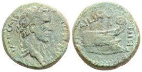 Roman Provincial
THRACE, Coela, Antoninus Pius (138-161 AD)
AE Bronze (19.2mm 5.8g)
Obv: IMP CAIS [ laureate head of Antoninus Pius with traces of dra...
