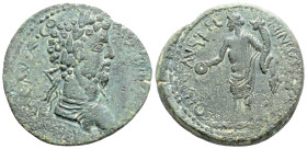 Roman Provincial
CILICIA, Ninica-Claudiopolis, Commodus (177-192 AD)
AE Bronze (27.5mm, 10.8g)
Obv: Laureate, draped, and cuirassed bust right 
Rev: T...