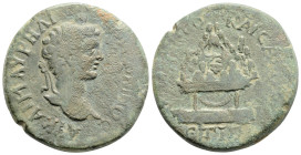 Roman Provincial
CAPPADOCIA, Caesarea, Caracalla (198-217 AD)
AE Bronze (28.2mm, 15.1g) 
Obv: Laureate head right 
Rev: Mount Argaeus on altar; on sum...