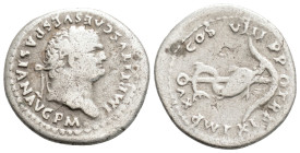 Roman Imperial
Titus (79-81 AD) Rome
AR Denarius (19.1mm, 3g)
Obv: IMP TITVS CAES VESPASIAN AVG P M Laureate head of Titus to right.
Rev: TR P IX IMP ...