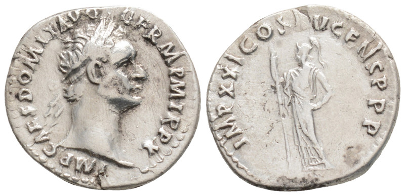 Roman Imperial
Domitian, as Augustus (81-96 AD) Rome
AR denarius (19.8mm, 3.4g)
...