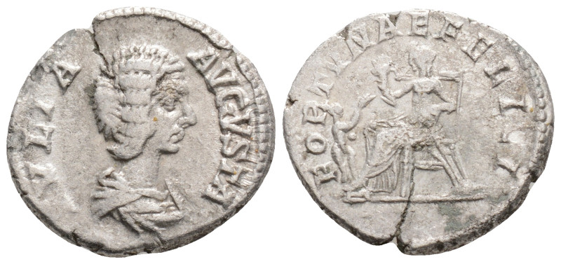Roman Imperial
Julia Domna, Augusta, (193-217 AD) Rome
AR Denarius (19mm, 3.1g)
...