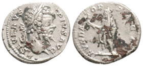 Roman Imperial 
Septimius Severus (193-211 AD) Rome
AR Denarius (18.6mm, 3.2g)
Obv: SEVERVS PIVS AVG. Laureate head right.
Rev: FVNDATOR PACIS. Septim...