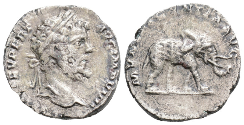 Roman Imperial
Septimius Severus (197 AD) Rome
AR Denarius (18mm, 2.2g)
Obv: L S...