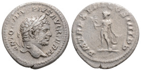 Roman Imperial 
Caracalla (198-217 AD) Rome
AR Denarius. (19.1mm, 2.8g)
Obv: ANTONINVS PIVS AVG GERM. Laureate head right.
Rev: P M TR P XVIII COS III...