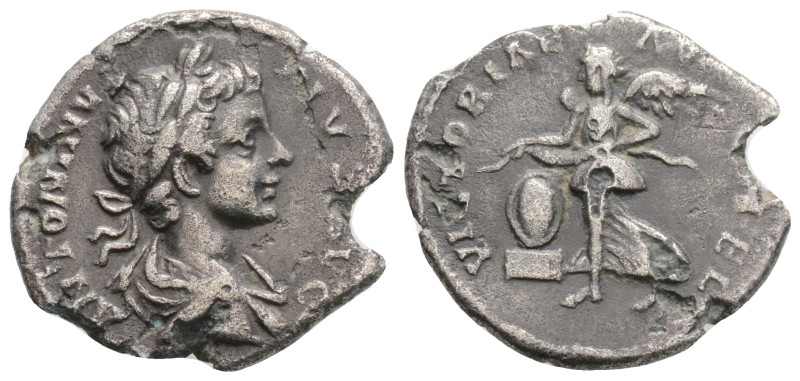 Roman Imperial
Caracalla, (198-217 AD) Rome
AR Denarius (18.9mm 2.3g)
Obv: Laure...