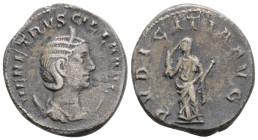 Roman Imperial
Herennia Etruscilla Augusta (249-251 AD) Rome
AR Antoninianus (22.2mm, 4.6g)
Obv: HER ETRVSCILLA AVG. Draped, diademed bust of Herennia...
