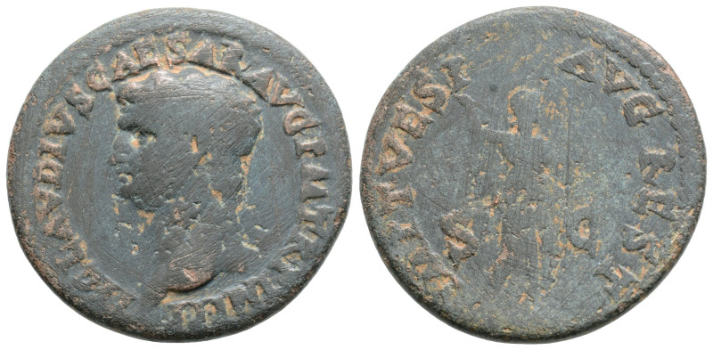 Roman Imperial
Claudius (41-54 AD) Titus
AE Bronze (26.8mm, 9.2g)
Obv: TI CLAVDI...