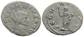 Roman Imperial
Divus Claudius II Gothicus (270 AD) Rome
AE Antoninianus (22.4mm, 3.2g)
Obv: DIVO CLAVDIO, radiate head of Divus Claudius II Gothicus r...