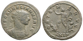 Roman Imperial
Aurelian (270-275 AD) Serdica
AE Antoninianus (23.1mm, 3.1g)
Obv: IMP AVRELIANVS AVG Radiate and cuirassed bust of Aurelian to right. 
...