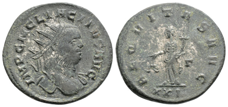 Roman Imperial
Tacitus (275-276 AD) Rome
AE Antoninianus (22.5mm, 3.3g)
Obv: IMP...
