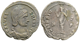 Roman Imperial
Galeria Valeria, Augusta (293-311 AD) Alexandria 
AE Follis (25mm, 5.2g)
Obv: Diademed and draped bust right 
Rev: raising drapery over...