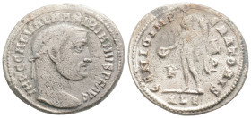 Roman Imperial
Galerius Maximianus (305-311 AD) Alexandria
AE Follis (24.8mm, 5.8g)
Obv: IMP C GAL VAL MAXIMIANVS PF AVG, laureate head right, (parall...