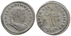 Roman Imperial
Constantine I (310-315 AD) Treveri
BI Nummus. (23.3mm, 4g)
Obv: CONSTANTINVS P F AVG, laureate and cuirassed bust to right 
Rev: SOLI I...
