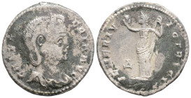 Roman Imperial
Galeria Valeria, Augusta (308-311 AD) Kyzikos
AE Follis (26.5mm, 6.1g)
Obv: GAL VALERIA AVG Diademed and draped bust of Galeria Valeria...